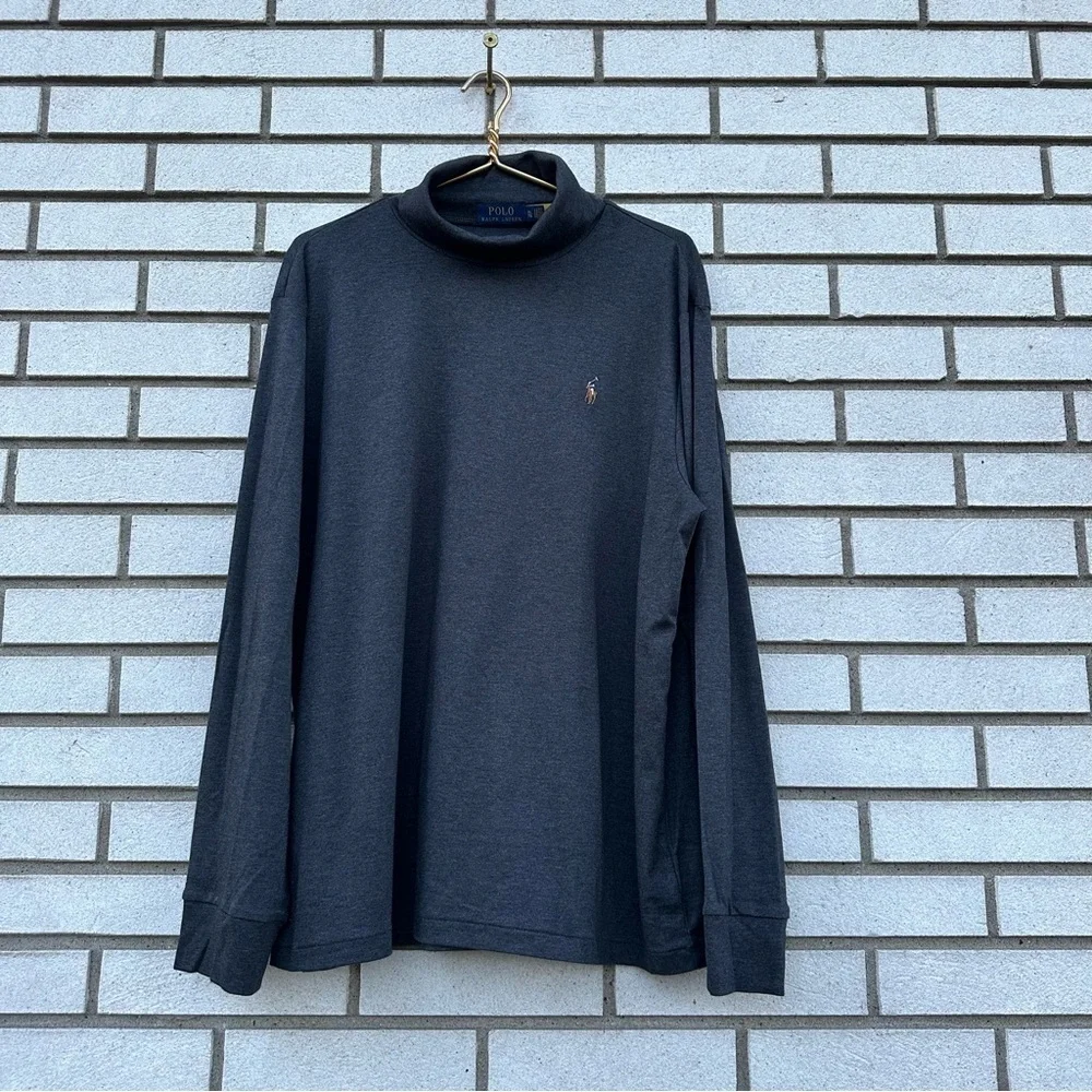 Polo Ralph Lauren Men’s Gray Turtleneck Shirt